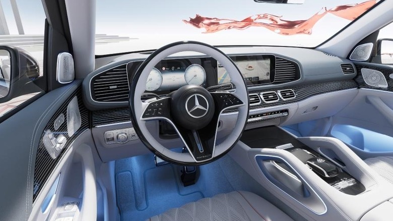 A Mercedes-Maybach GLS interior