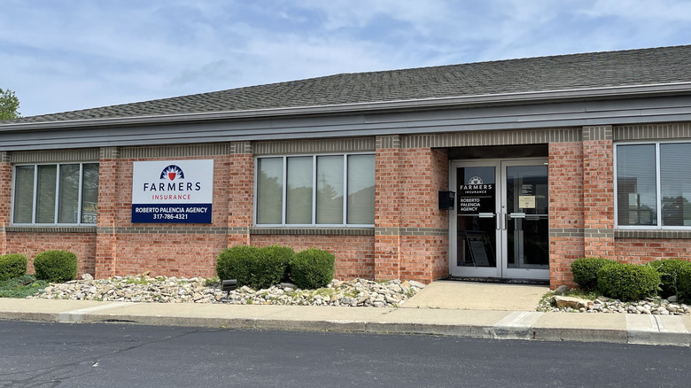 A Farmers Insurance office in Indianapolis Indiana.