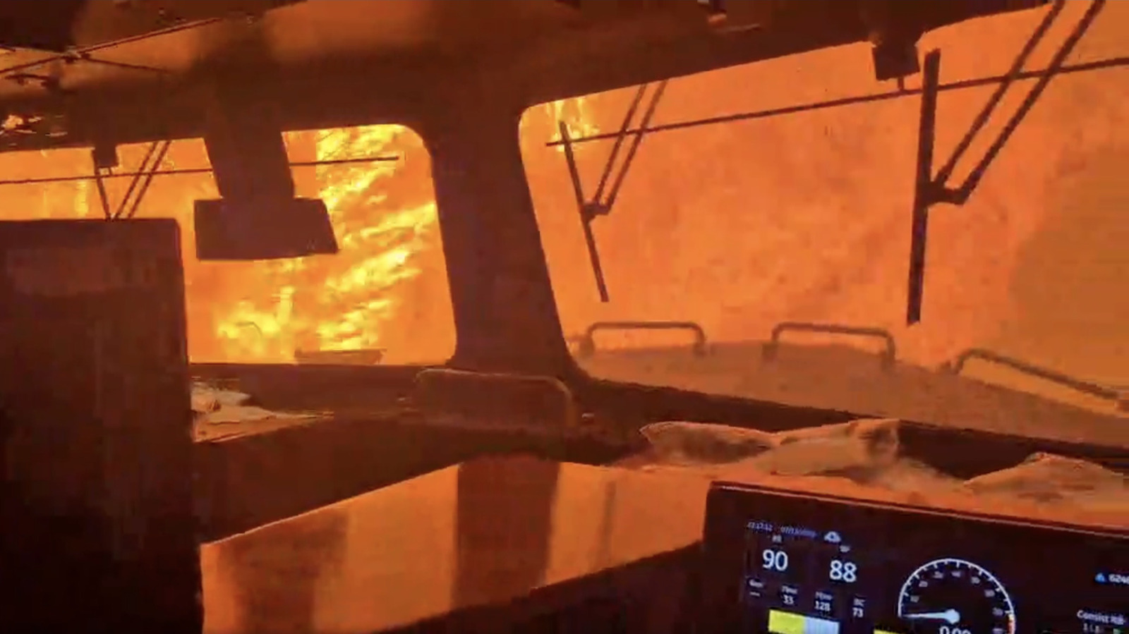 Wild Video Shows CN Rail Freight Train
