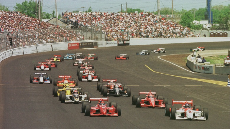 Scenes at the 1996 Miller Genuine Draft 200 in the Milwaukee Mile.