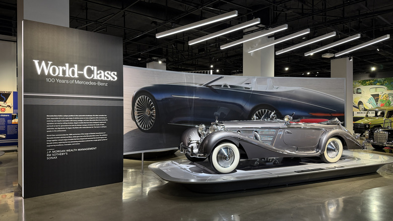 1936 540K Cabriolet by Erdmann & Rossi at the Petersen Automotive Museum