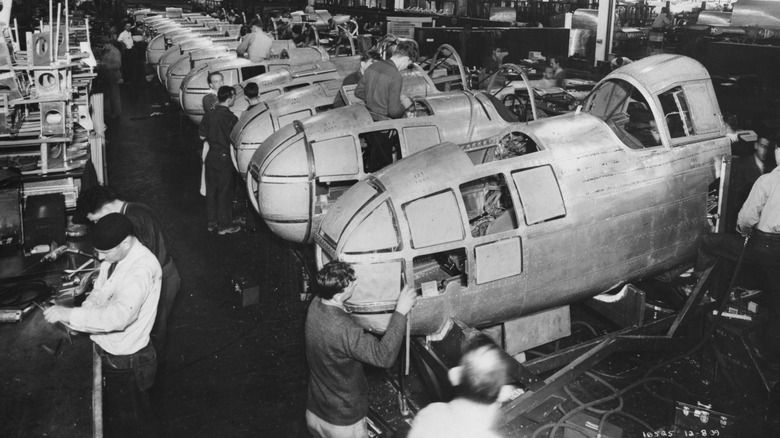 Bomber being built in Baltimore in 1939 for the French Air Force and RAF