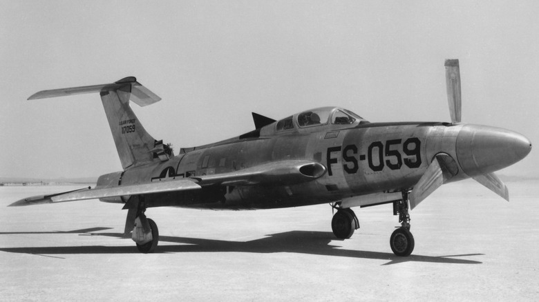 XF-84H Parked at Edwards AFB