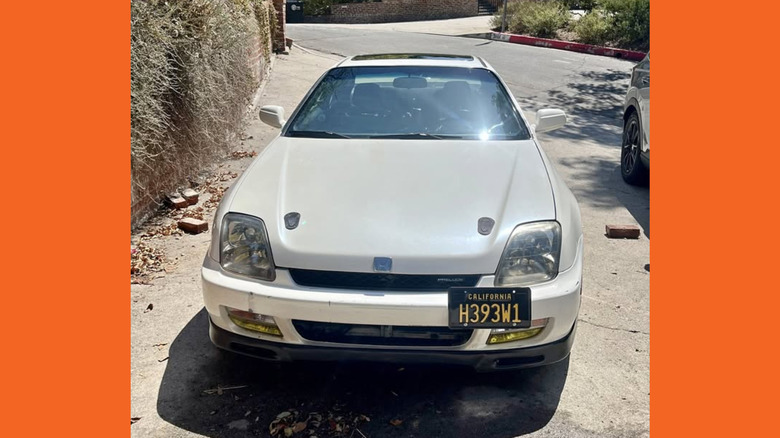 White Honda Prelude