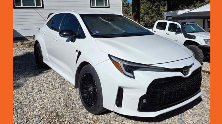 White GR Corolla
