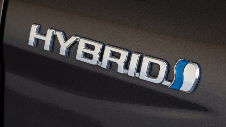 Toyota Hybrid badge