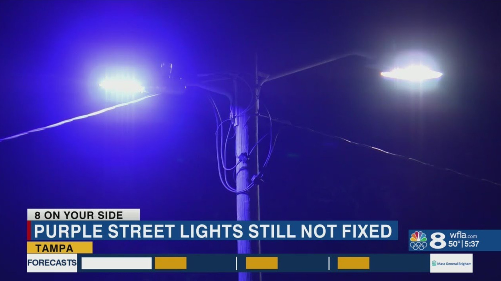 Yes, Those Purple Streetlights Are Still Around. Here's Why