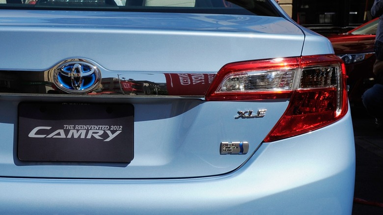 Blue Camry XLE