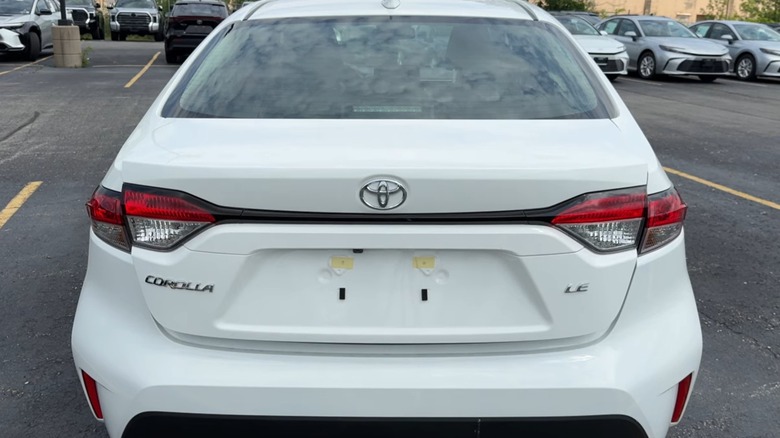 White 2025 Toyota Corolla LE