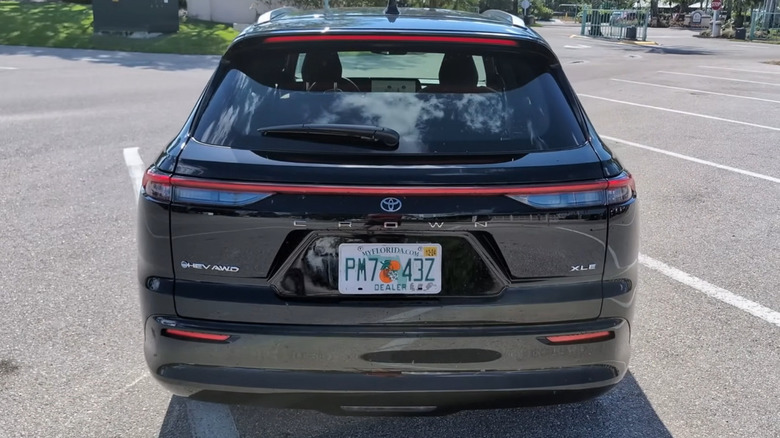 Toyota crown XLE on a parking lot.
