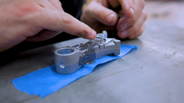 JB Welded connecting rod