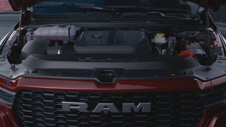 As is the case with many cars today, the Ram 1500 has plenty of plastic in its engine bay