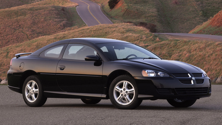 black Dodge Stratus R/T coupe