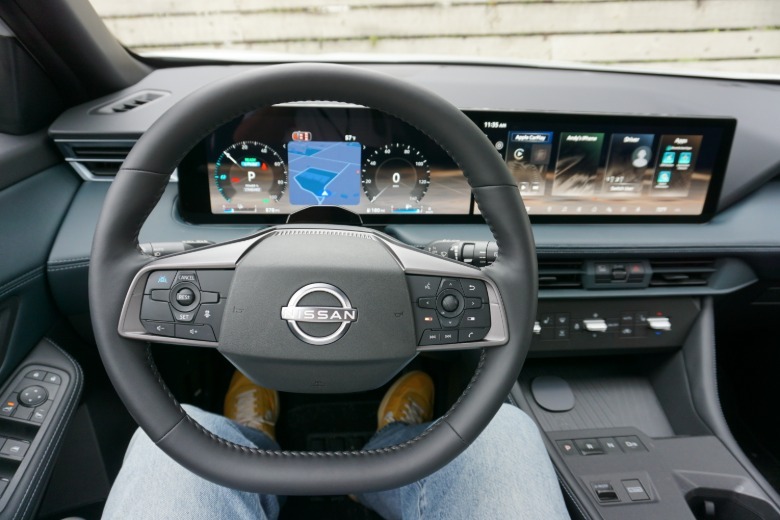 2027 Nissan Rogue Hybrid steering wheel