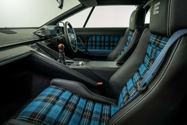Interior of the Encor Lotus Esprit S1