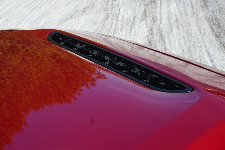 Red 2026 Dodge Charger Sixpack cowl