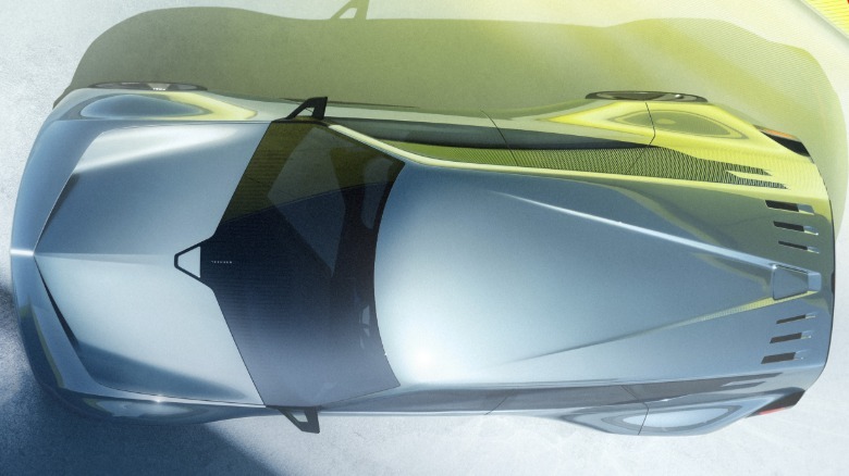 Top down view of the Opel STX concept