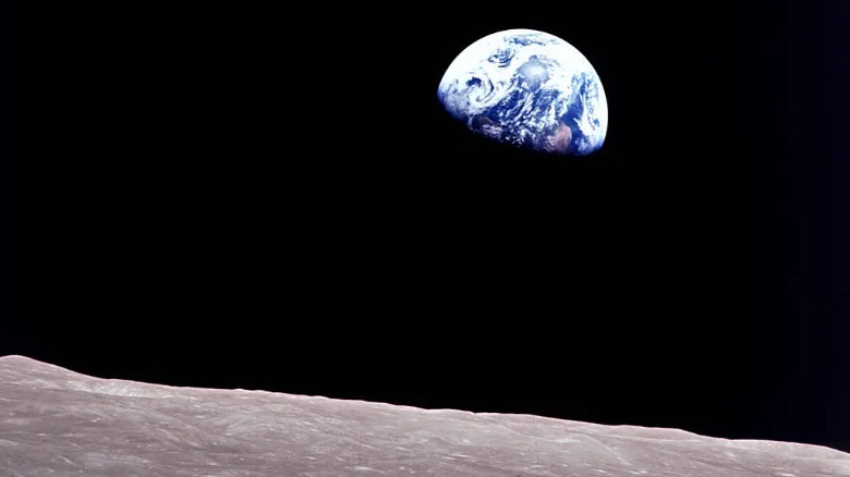 The Earthrise photo from Apollo 8