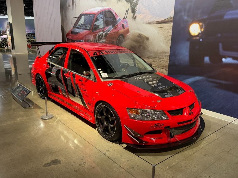 The red Mitsubishi Evolution from The Fast and the Furious: Tokyo Drift