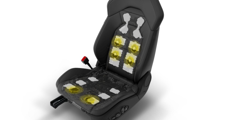 Seat diagram of a Porsche Cayenne Electric