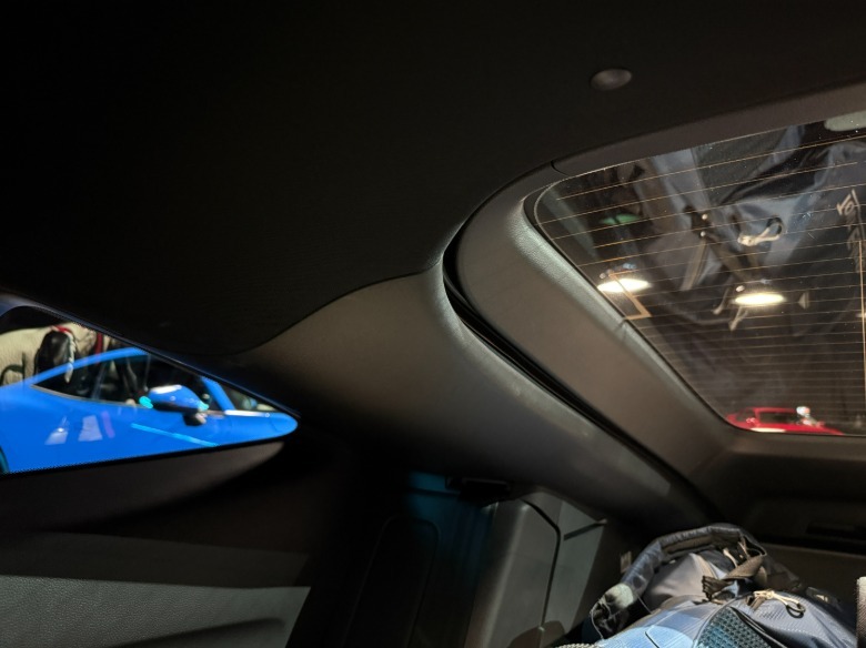 Rear pillar in a 2026 Honda Prelude