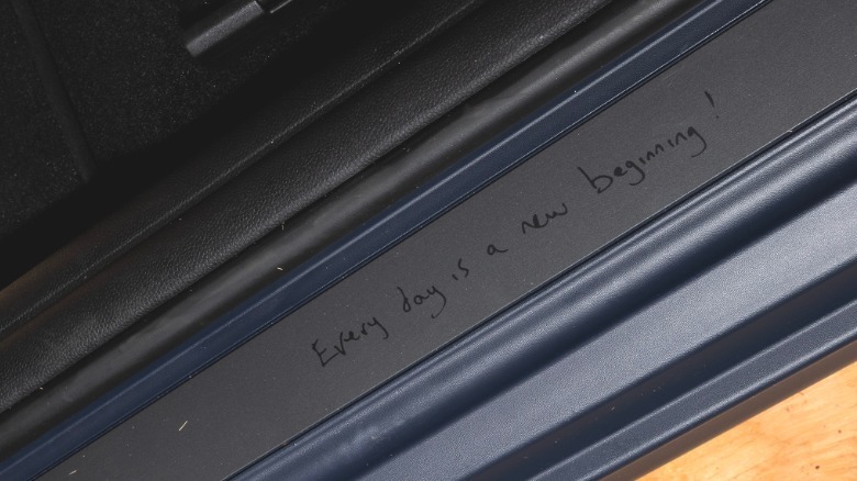 A close-up of the