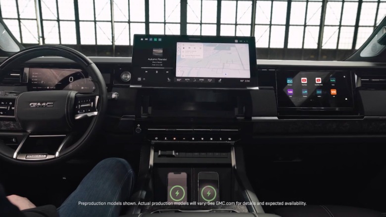 2027 GMC Sierra dashboard
