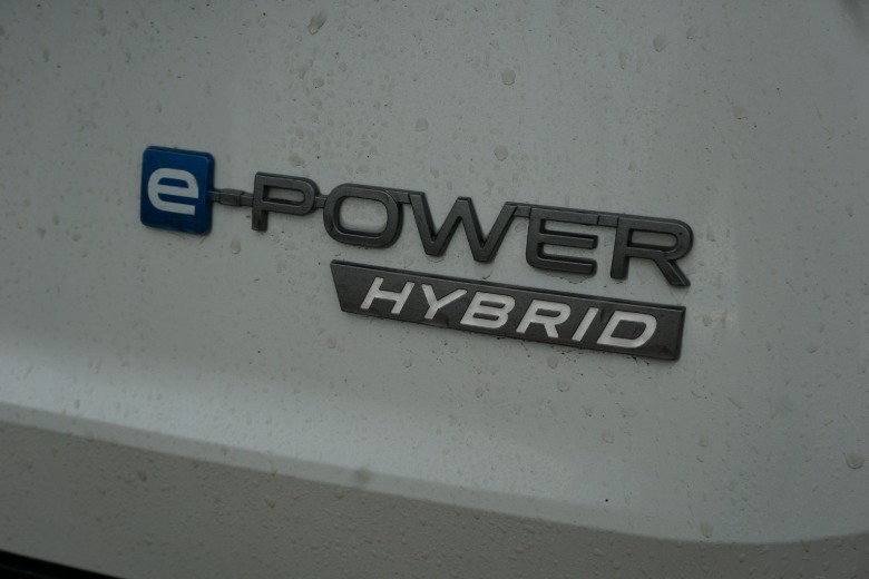 2027 Nissan Rogue Hybrid e-Power badge