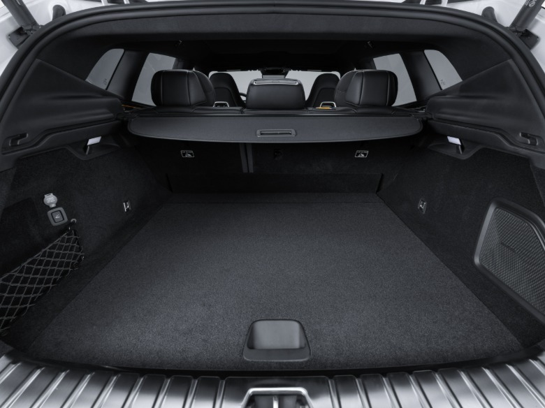 Cargo area of a Polestar 4 SUV