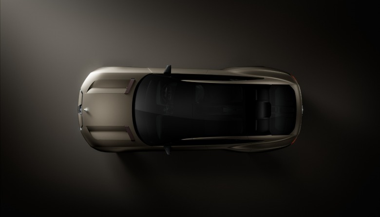 Top down position of nan Bentley EXP 15