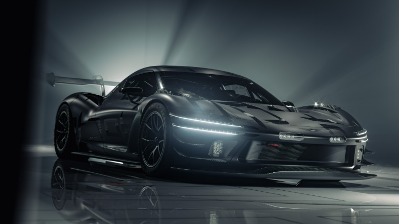 Front 3/4 view of the Genesis Magma GT3 concept