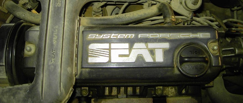 System Porsche badge on a SEAT Ibiza