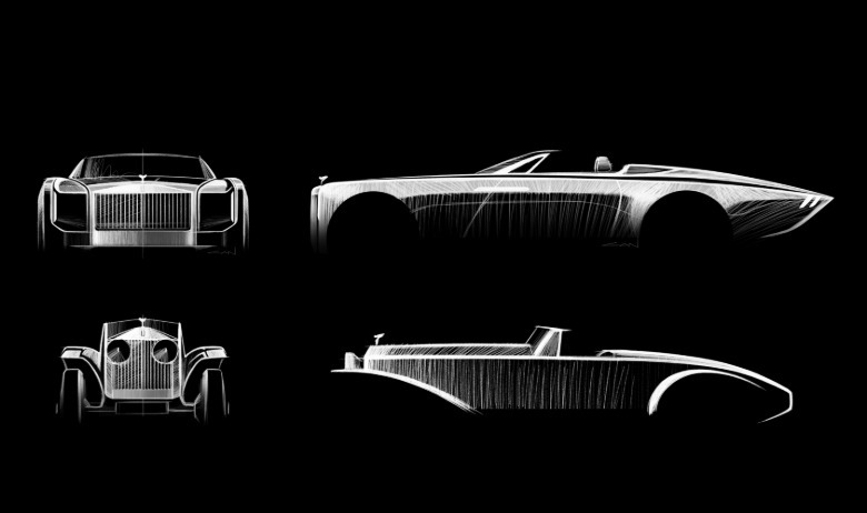 Rolls-Royce Nightingale design sketches