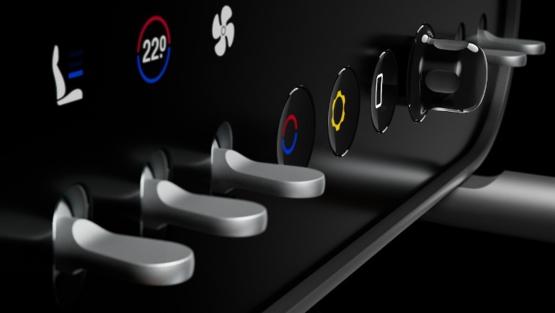 Ferrari Luce EV switches