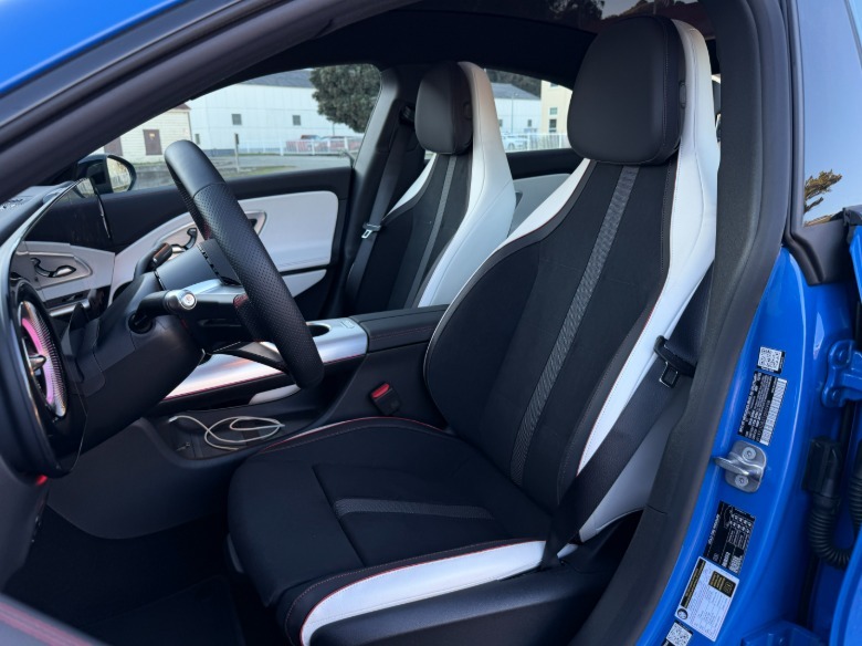 Front seats of a 2026 Mercedes-Benz CLA EV