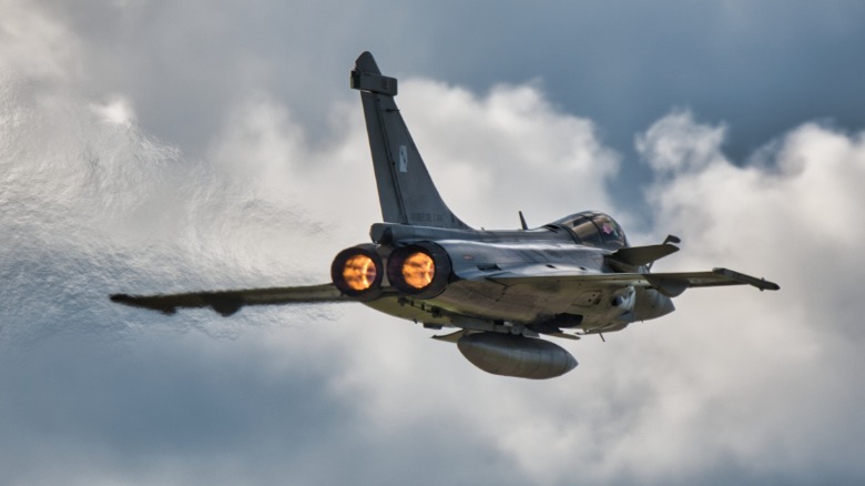 Dassault Rafale on takeoff