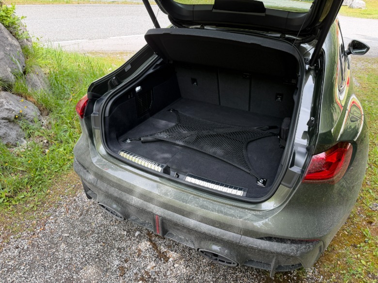 Cargo area of a 2027 Audi RS5