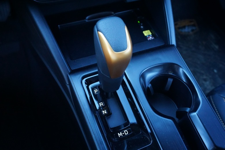 Blue 2026 Subaru Outback Wilderness shifter