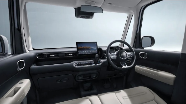 Interior of the BYD Racco.