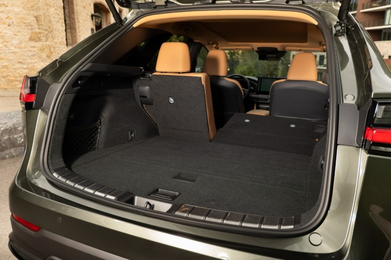 Cargo area of a 2027 Lexus NX