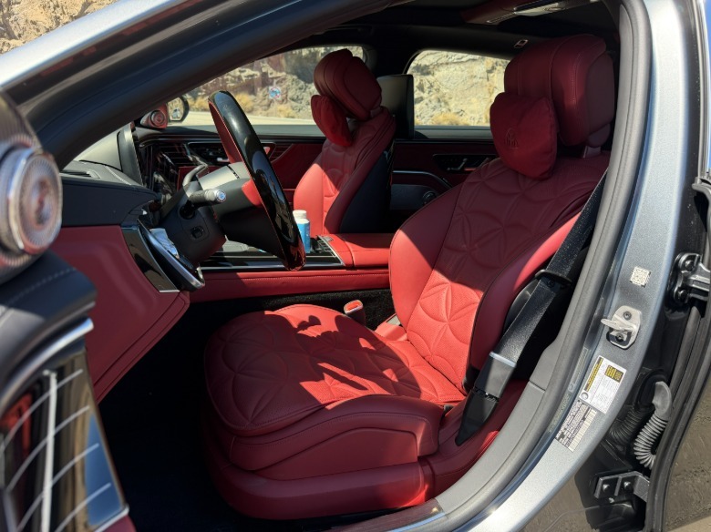 Front seat of a 2027 Mercedes-Maybach S680