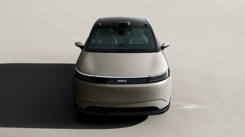 Front view of the Afeela Prototype 2026