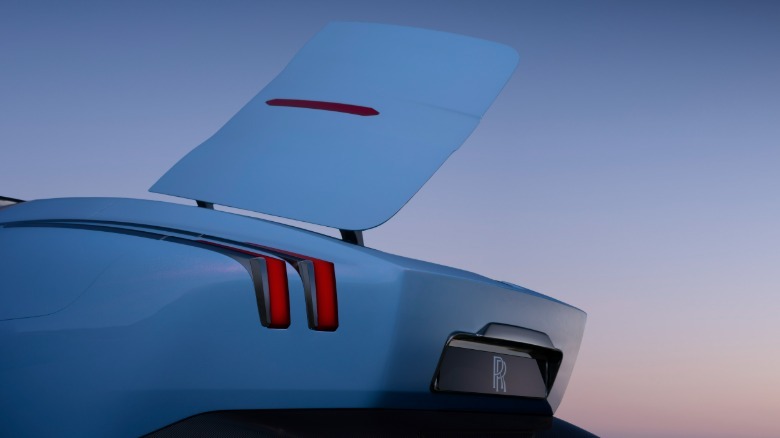 Tailgate open on a Rolls-Royce Nightingale