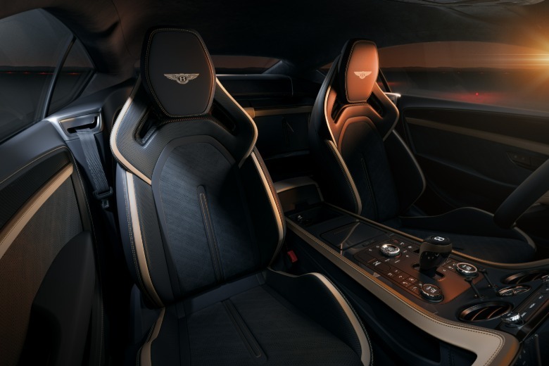 Seats of a Bentley Continental Supersports
