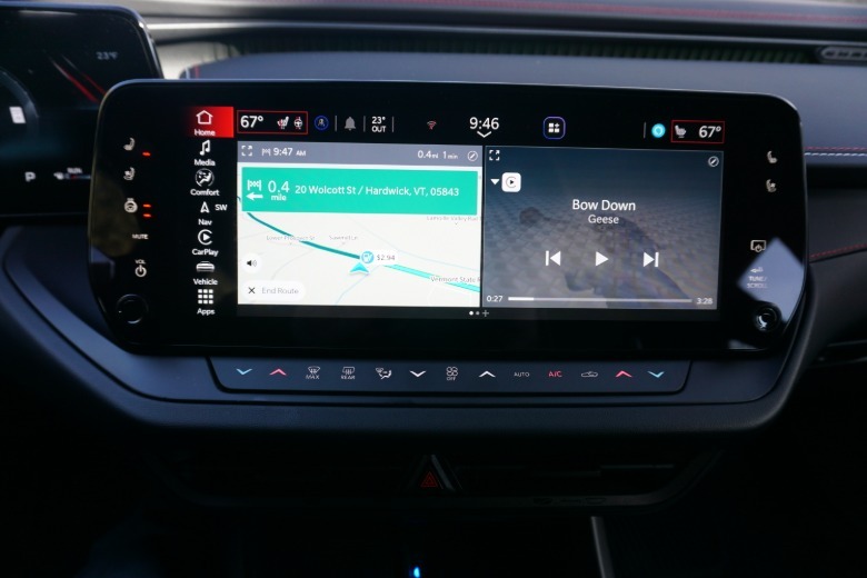 Red 2026 Dodge Charger Sixpack dashboard