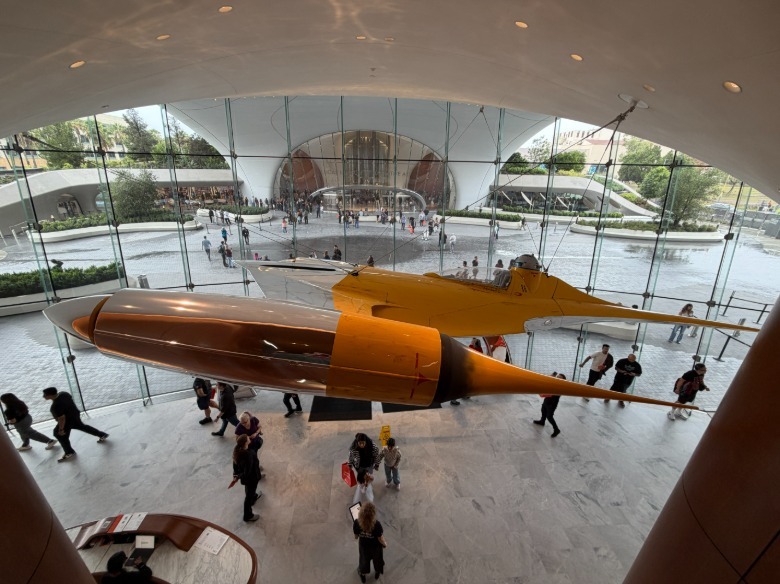 Naboo Starfighter in the Lucas Museum