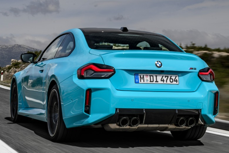 2027 BMW M2 xDrive rear 3/4 view
