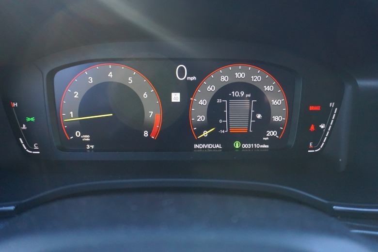 2026 Acura Integra Type S gauge cluster