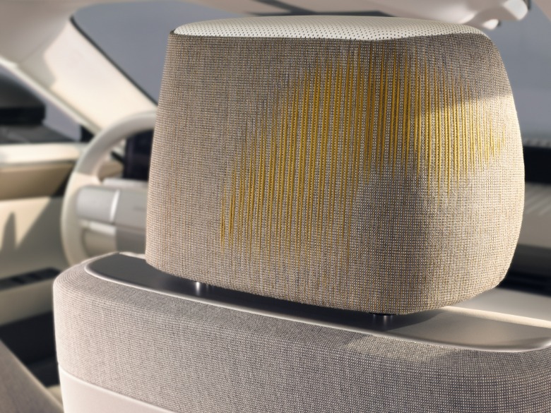 headrest stitching on a 2028 Jaguar Type 01