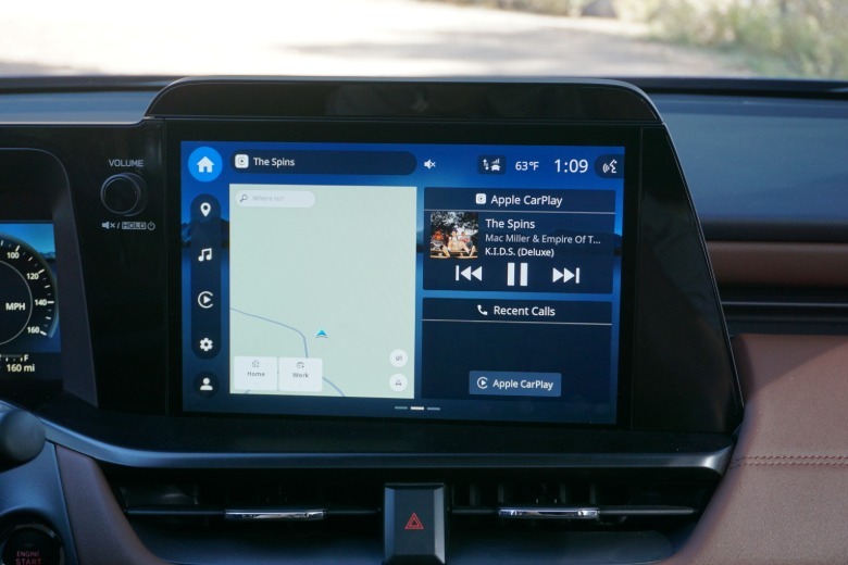 Blue 2026 Subaru Outback infotainment screen